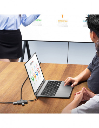 H1 4 in 1 USB C Media Hub