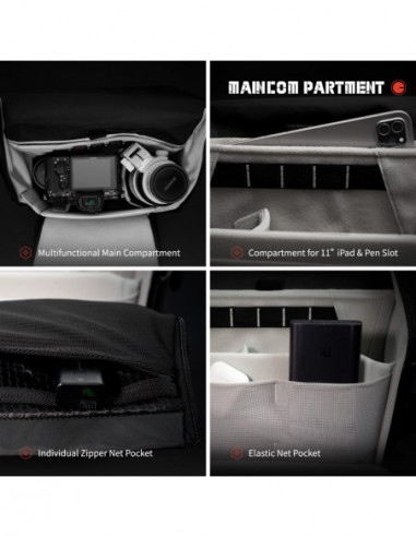 Black Snipe Camera Messenger Bag 6L