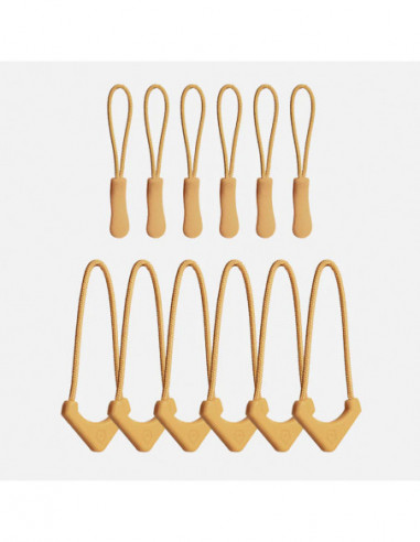 Standard Zipper Puller Dallol Yellow