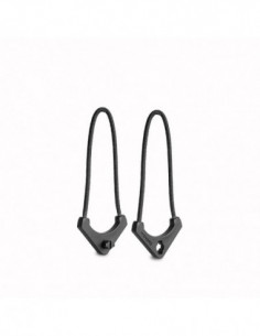 WORRYLESS Zipper Puller Black