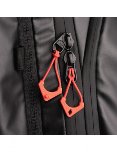 WORRYLESS Zipper Puller Red