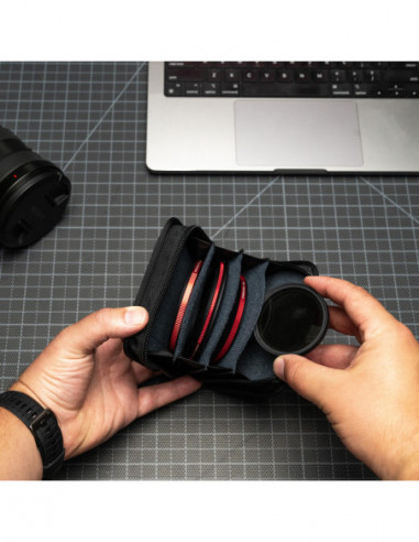 Lens Filter Case Aegean Blue