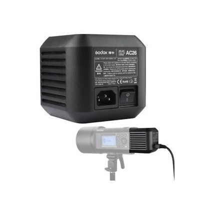 Godox AC Adapter til Witstro AD600 flashlight 0