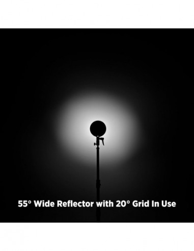 55 Degree Wide Umbrella Reflector...