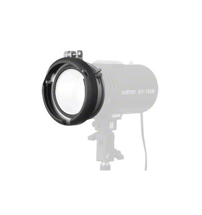 S-Bayonet Adapter til universat Studio Flashes, 9,5cm (f.eks. Godox 160watt)